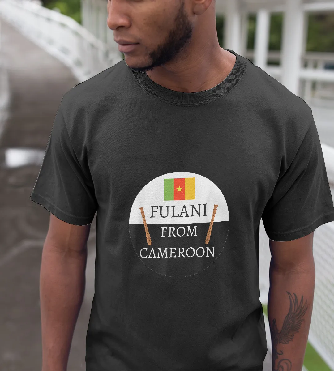 1sttheworld T-Shirt - Fulani From Cameroon  Culture, Islam T-Shirt Black A35