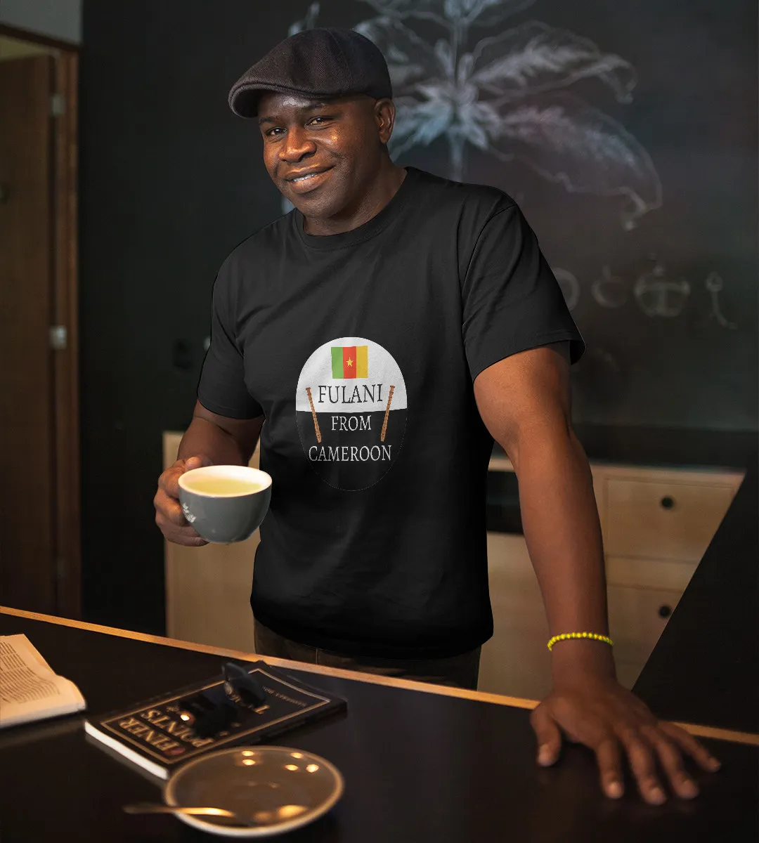 1sttheworld T-Shirt - Fulani From Cameroon  Culture, Islam T-Shirt Black A35