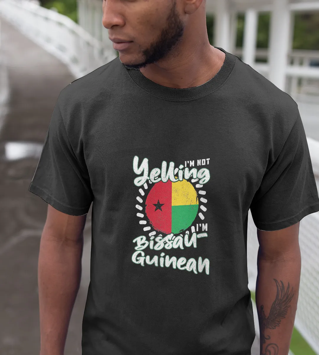1sttheworld T-Shirt - Guine bissau Traveling African Tourist National T-Shirt Black A35