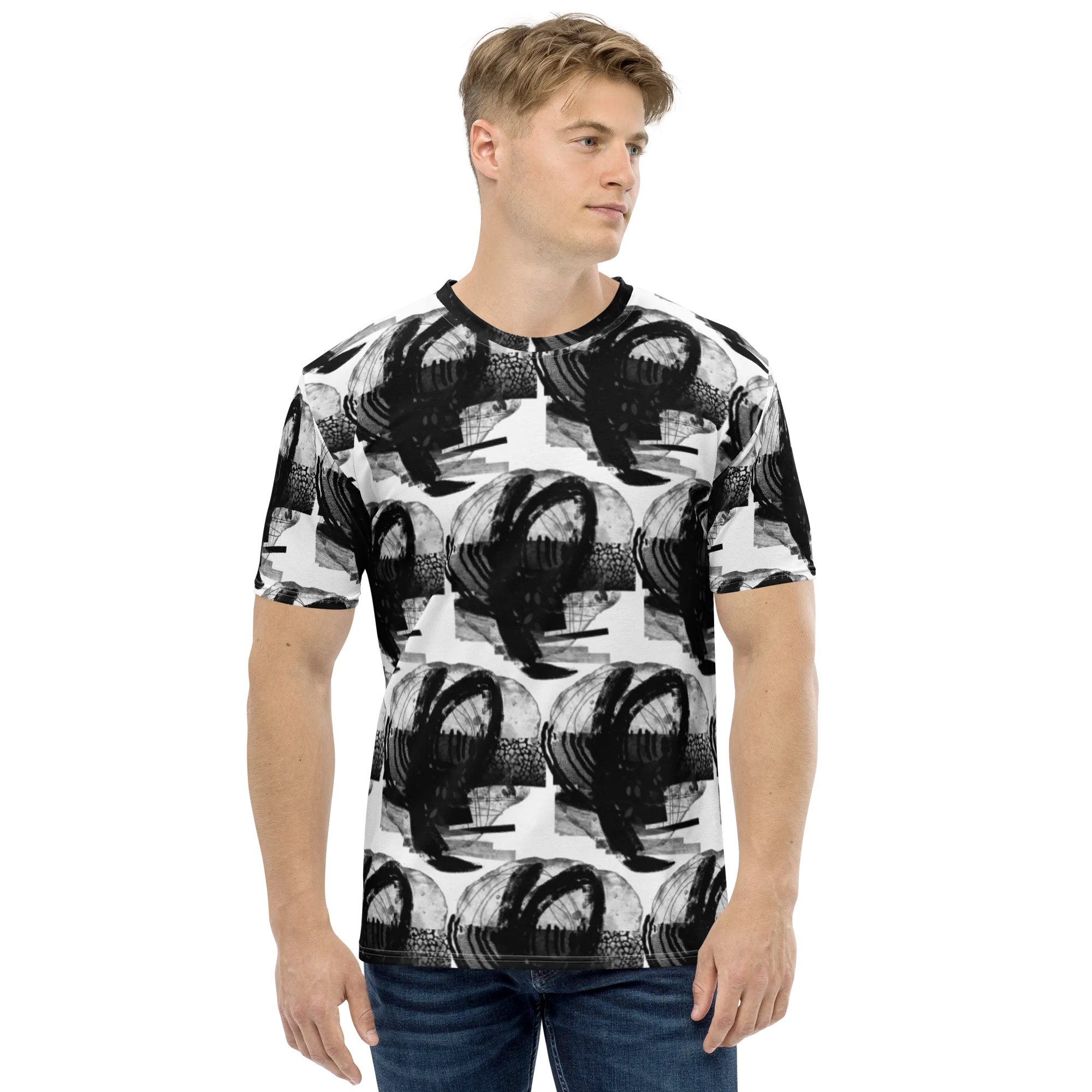 Absurd Illustration Series All-Over Print Men's T-Shirt