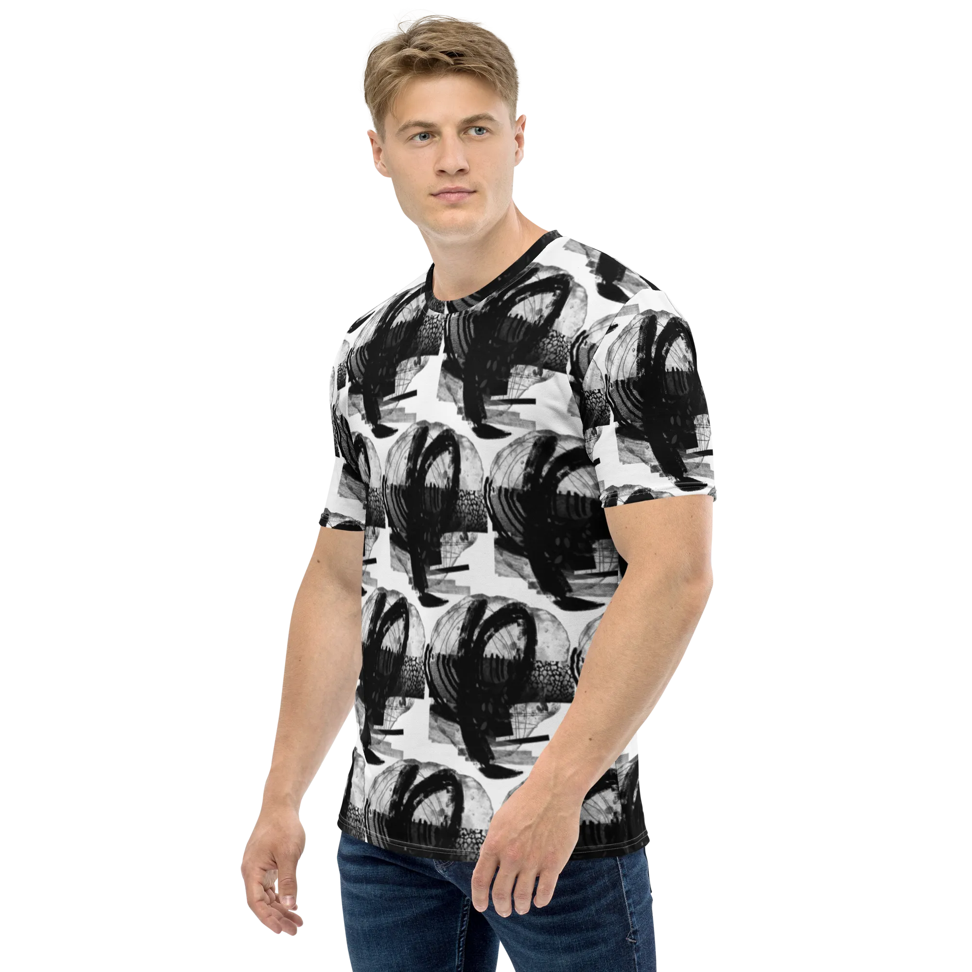 Absurd Illustration Series All-Over Print Men's T-Shirt