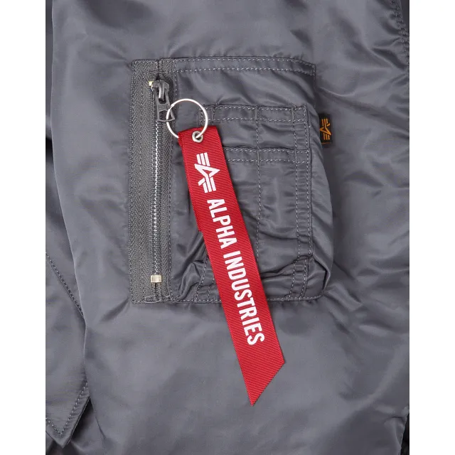 Alpha Industries X Las Vegas Raiders Gray MA-1 Bomber Jacket