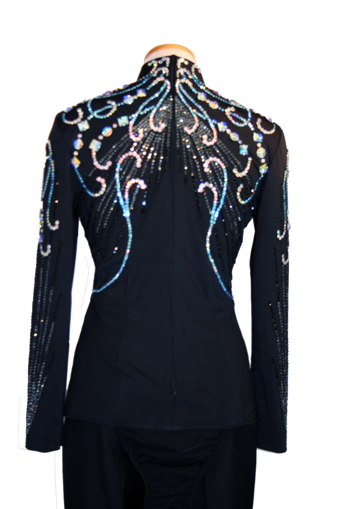 Black Horsemanship Blouse, Ladies L, 5033A