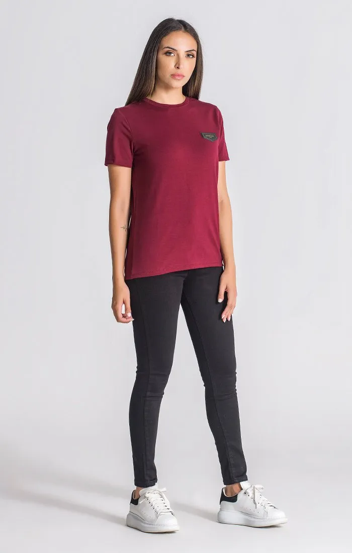 Burgundy Core Tee