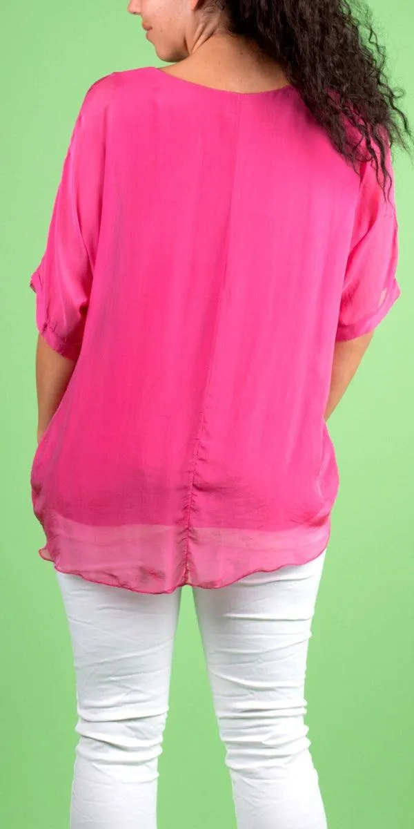 Carmelina Silk Kaftan