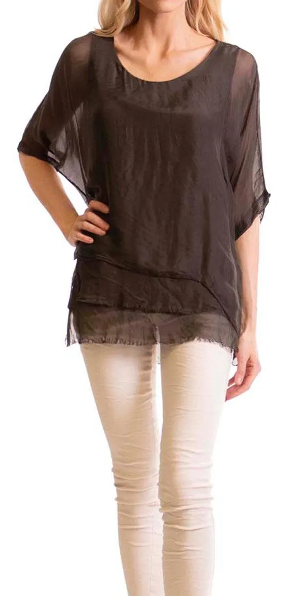 Carmelina Silk Kaftan