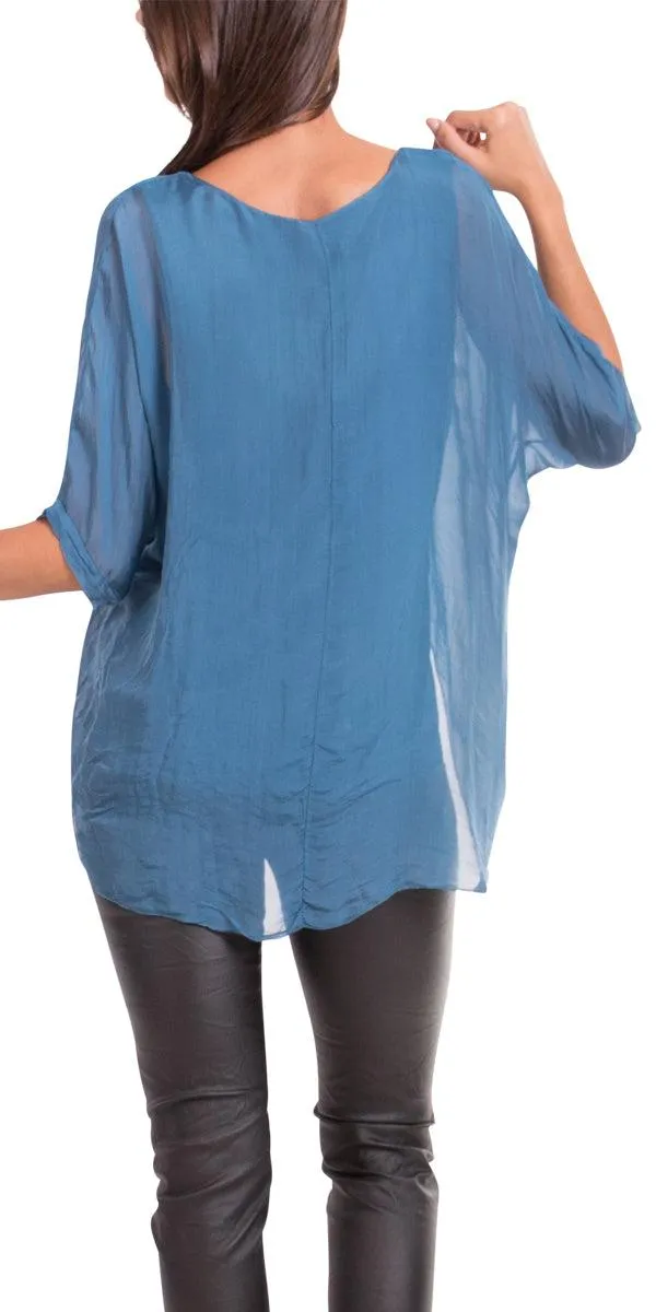 Carmelina Silk Kaftan