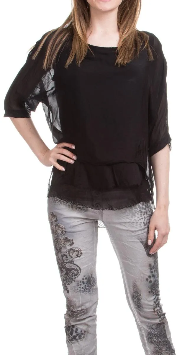 Carmelina Silk Kaftan