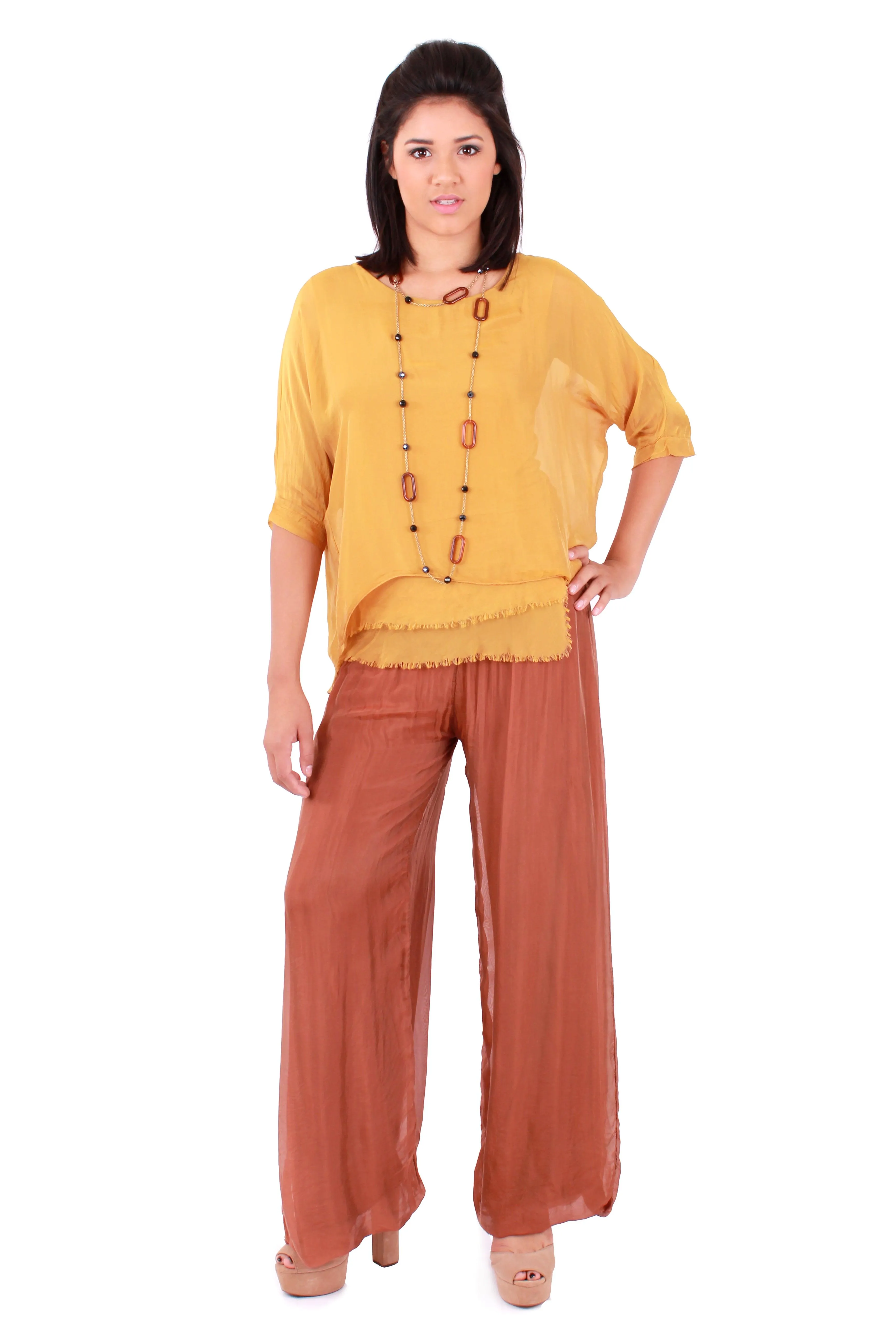 Carmelina Silk Kaftan