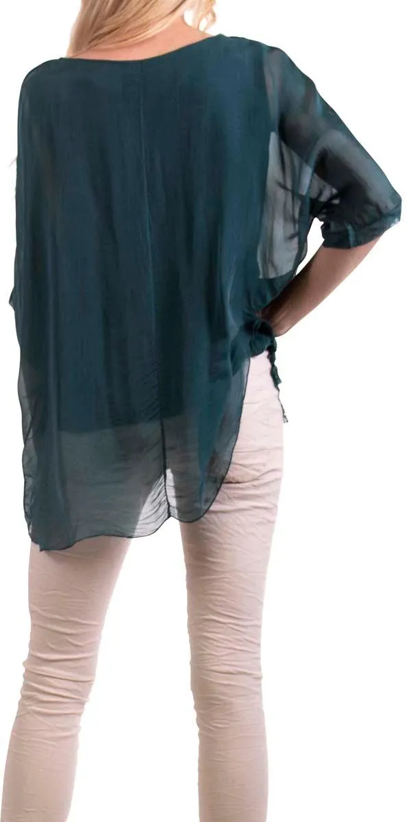Carmelina Silk Kaftan