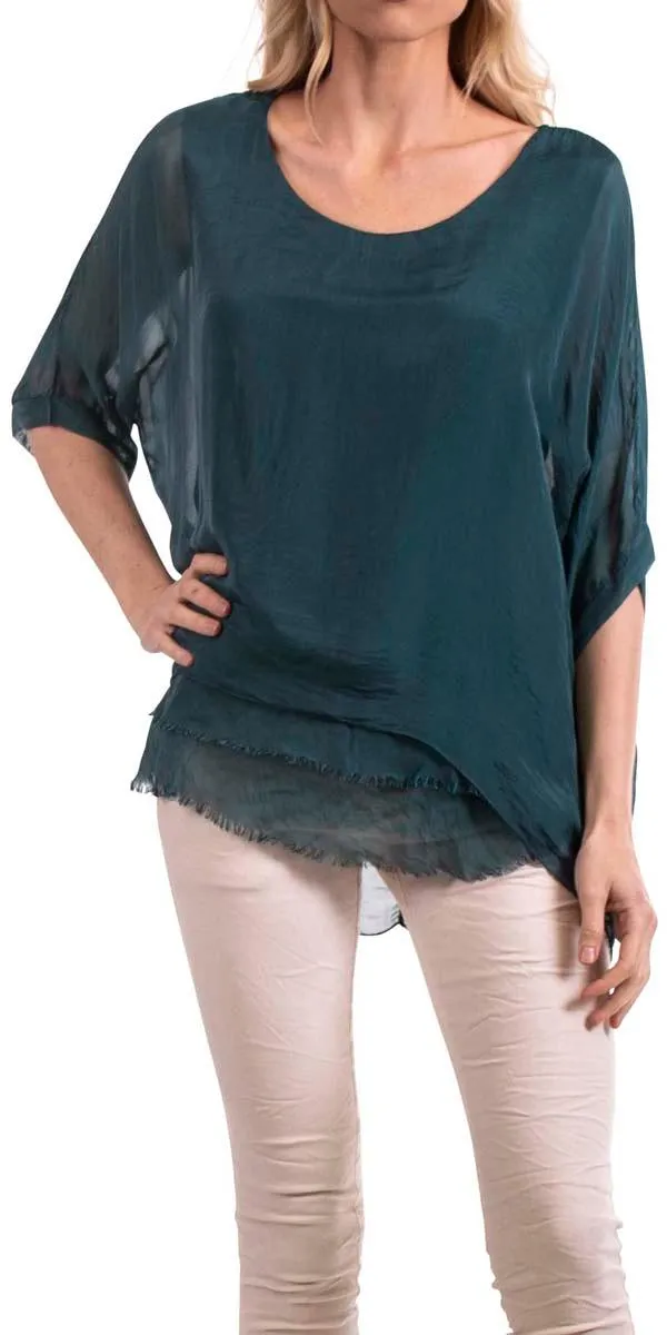 Carmelina Silk Kaftan