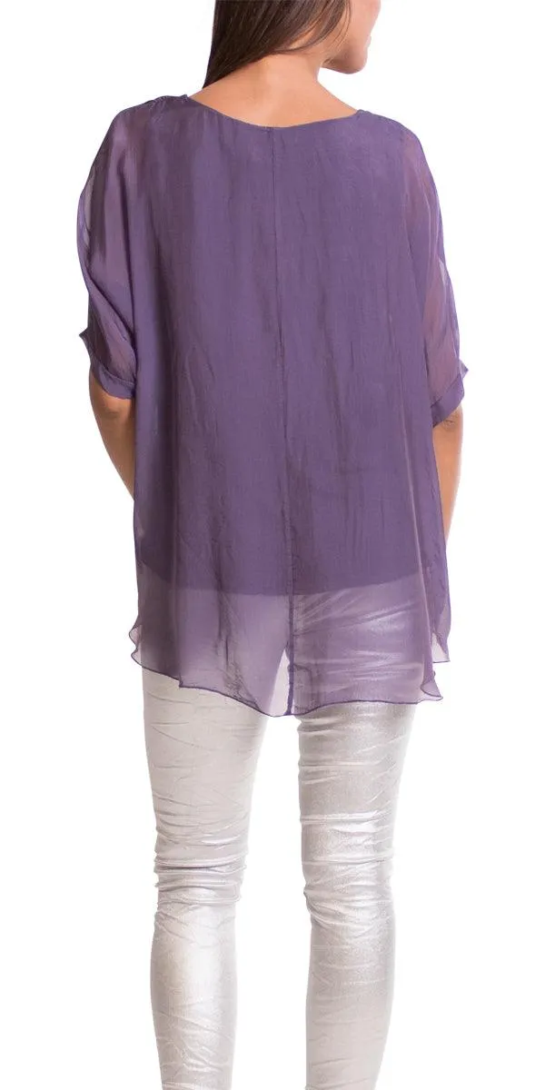 Carmelina Silk Kaftan