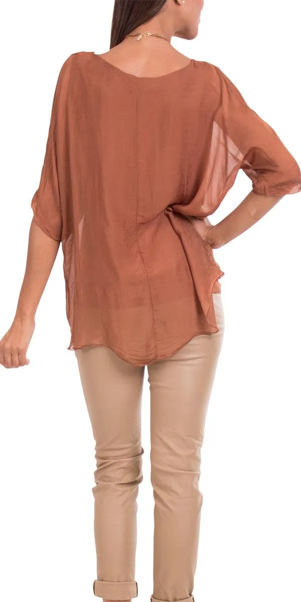 Carmelina Silk Kaftan
