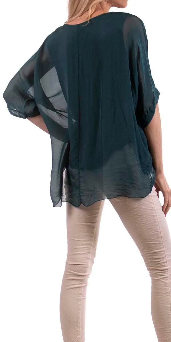 Carmelina Silk Kaftan