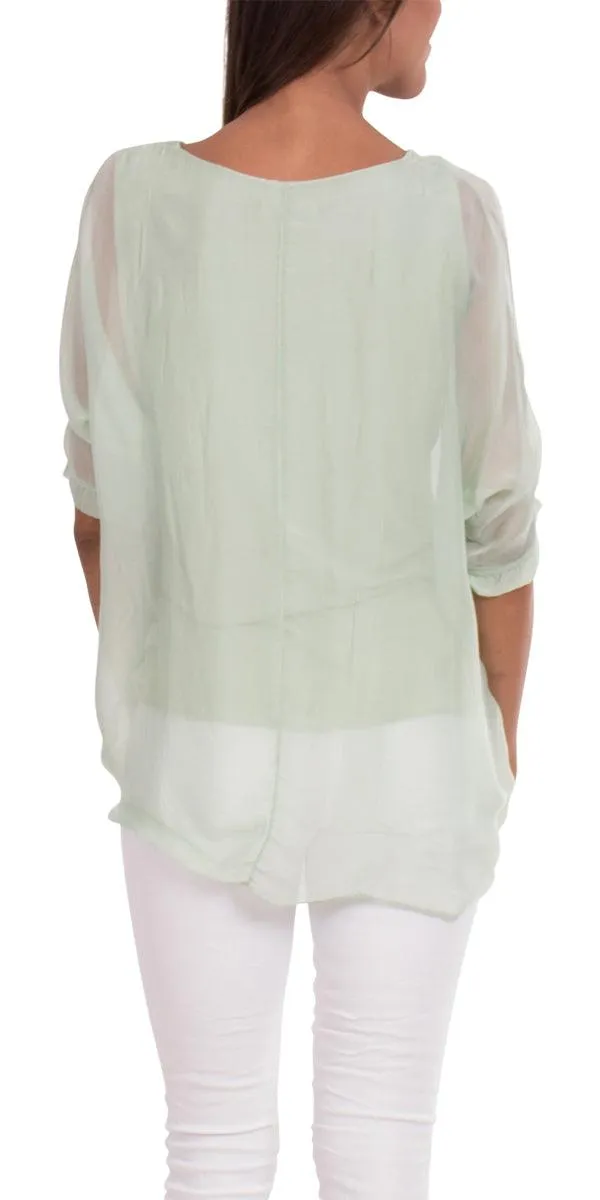 Carmelina Silk Kaftan