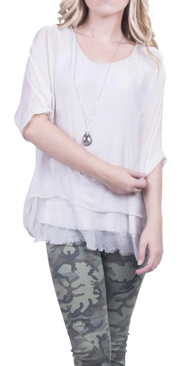 Carmelina Silk Kaftan