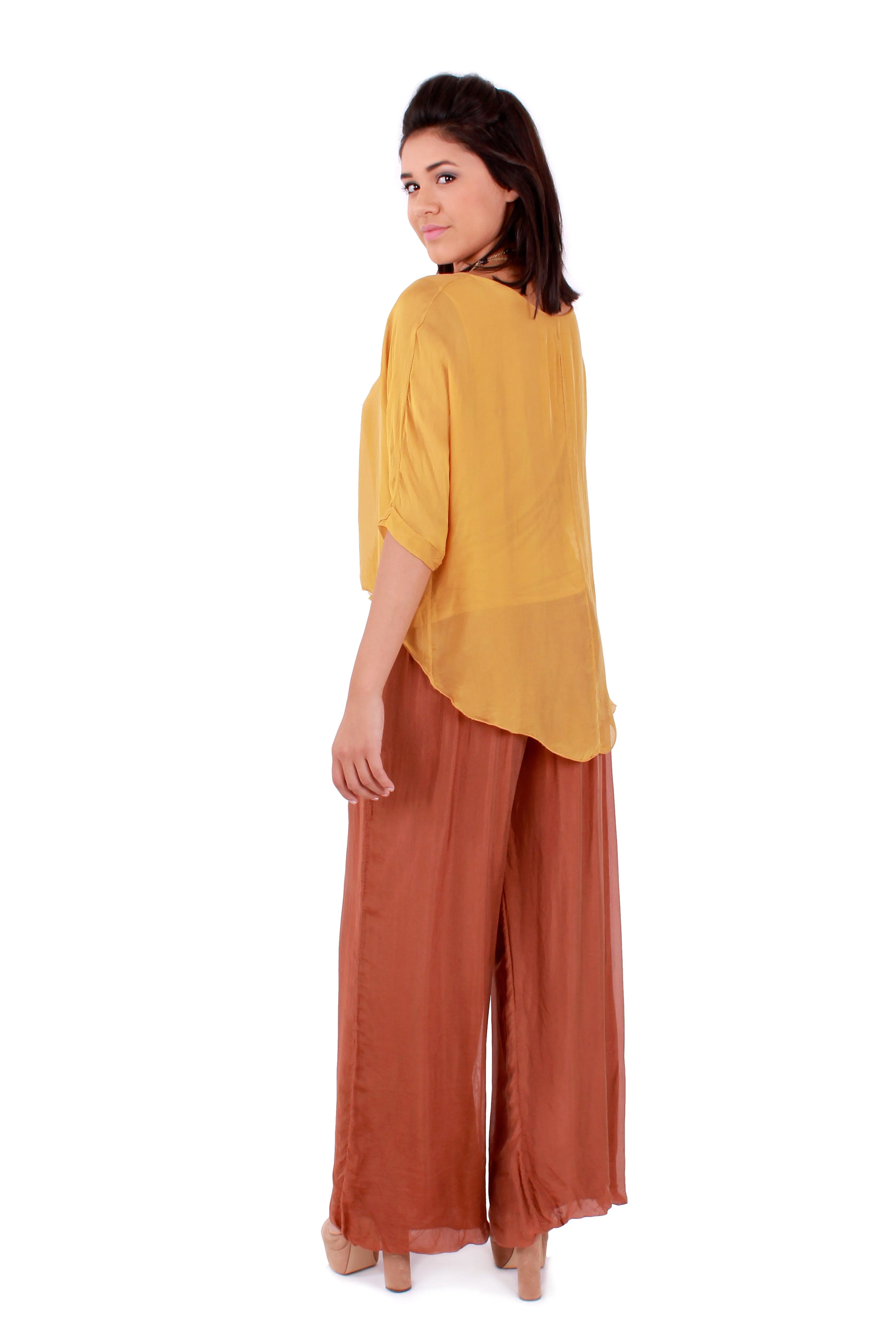 Carmelina Silk Kaftan