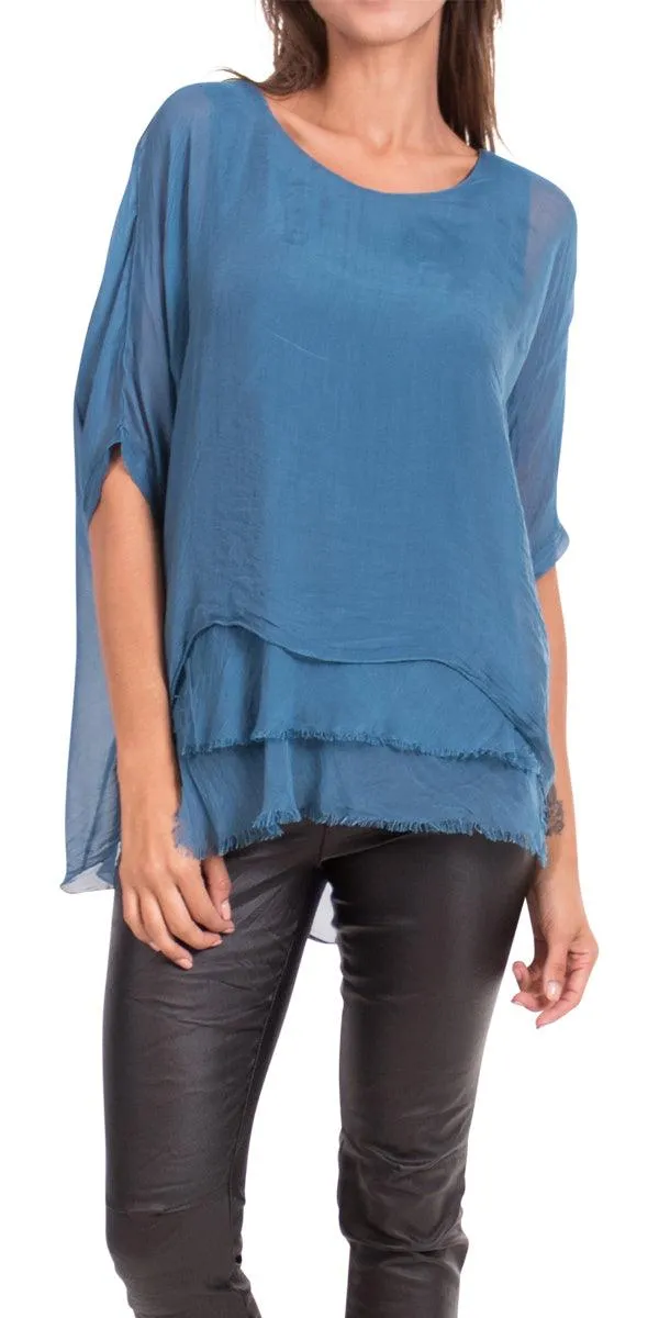 Carmelina Silk Kaftan