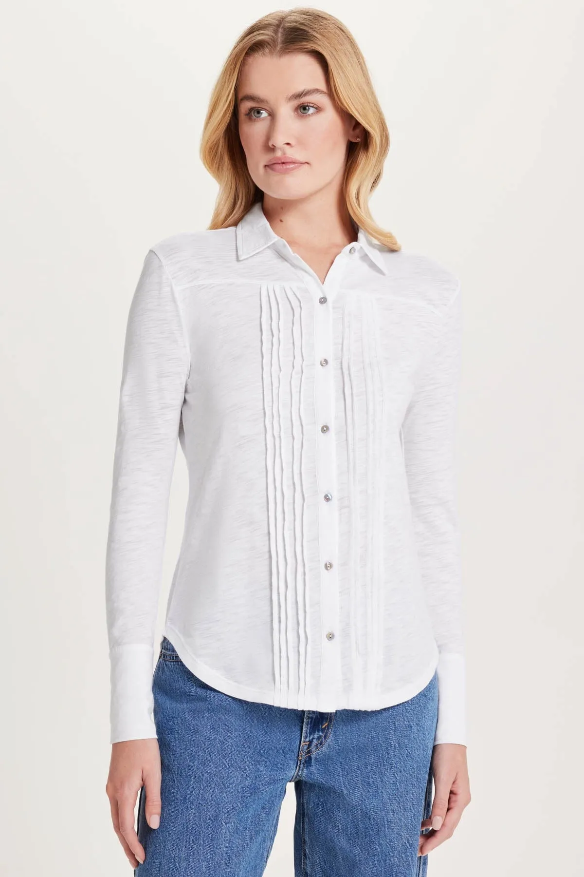 Charlize Pintuck Shirt