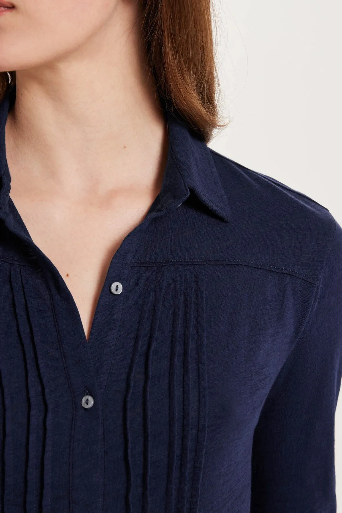 Charlize Pintuck Shirt
