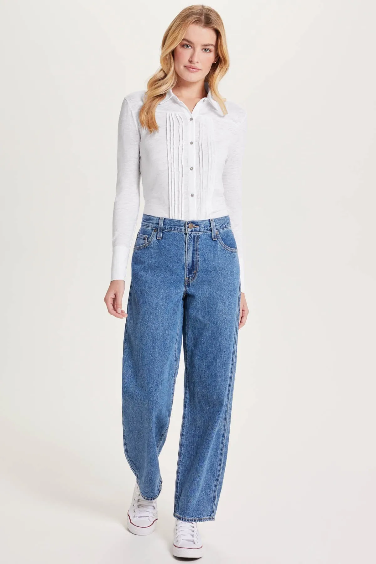 Charlize Pintuck Shirt