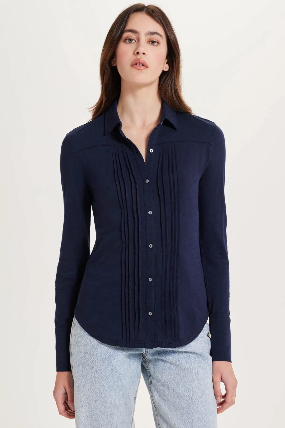 Charlize Pintuck Shirt