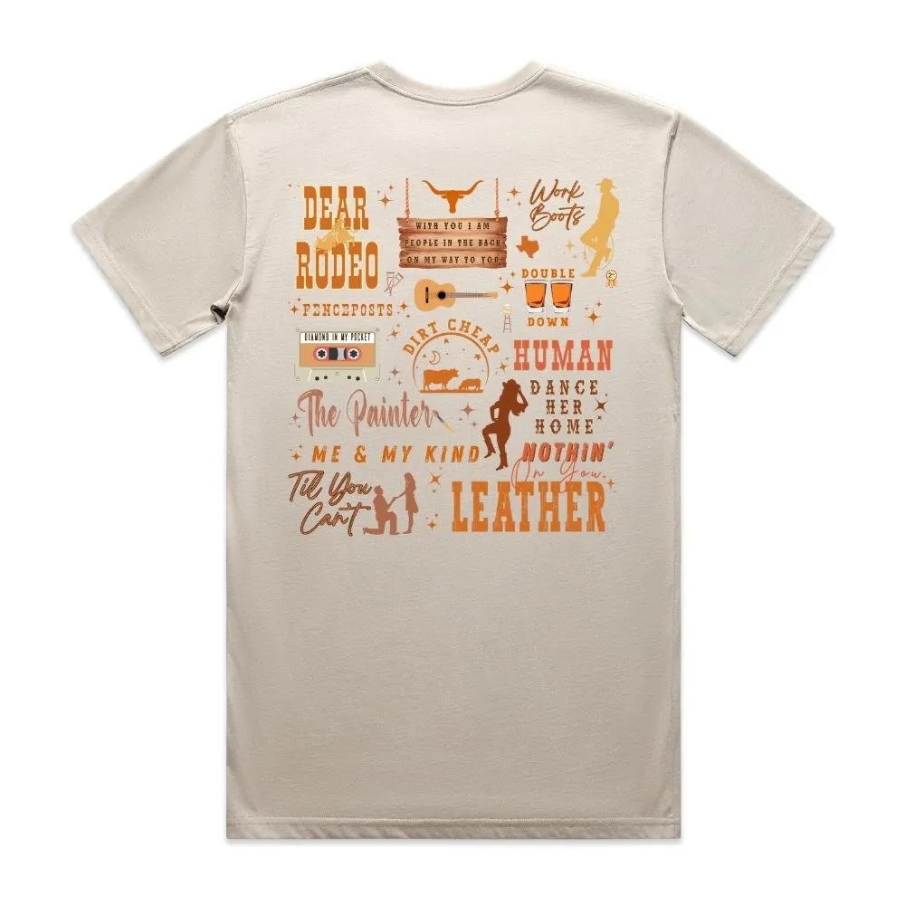 Cody Johnson Set List Tee