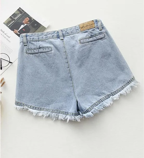 Colorful Denim Summer Casual Shorts