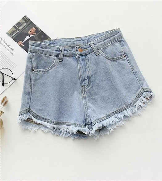 Colorful Denim Summer Casual Shorts