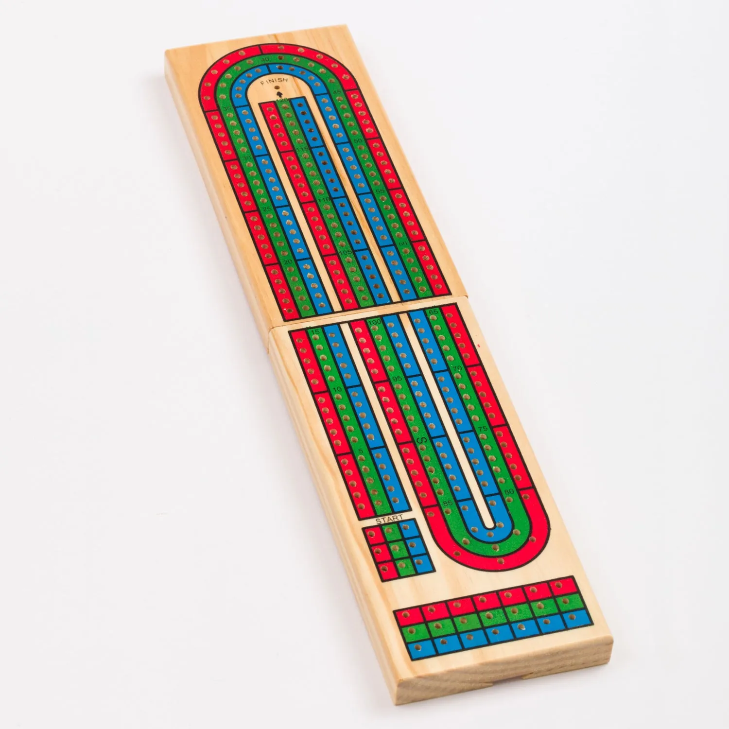 Cribbage Board and Playing Cards (Includes metal pegs)