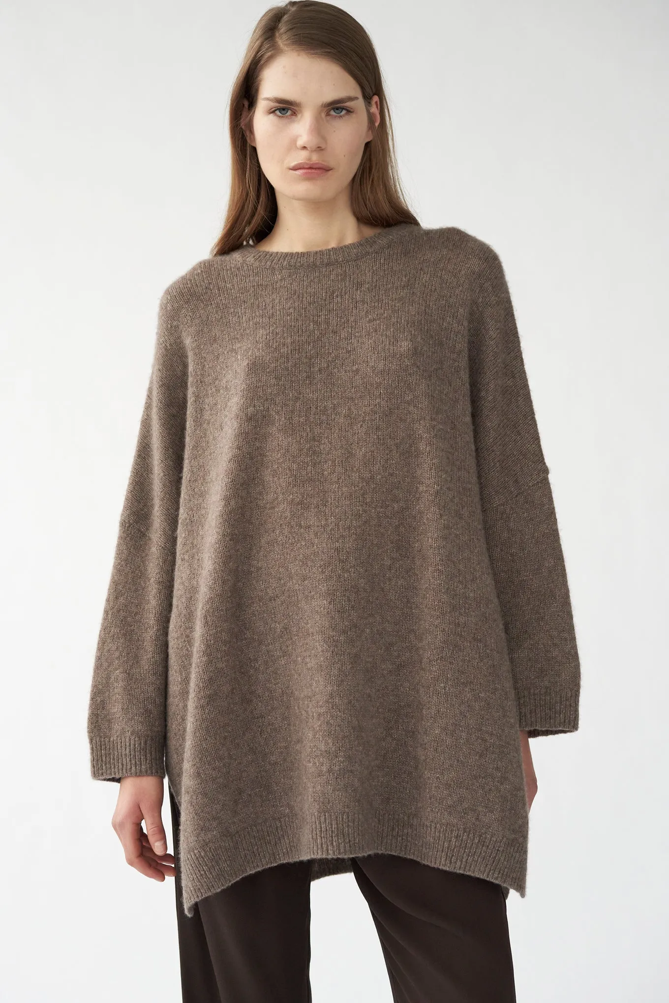 DEAN KNIT - HAZELNUT - SILK/CASHMERE