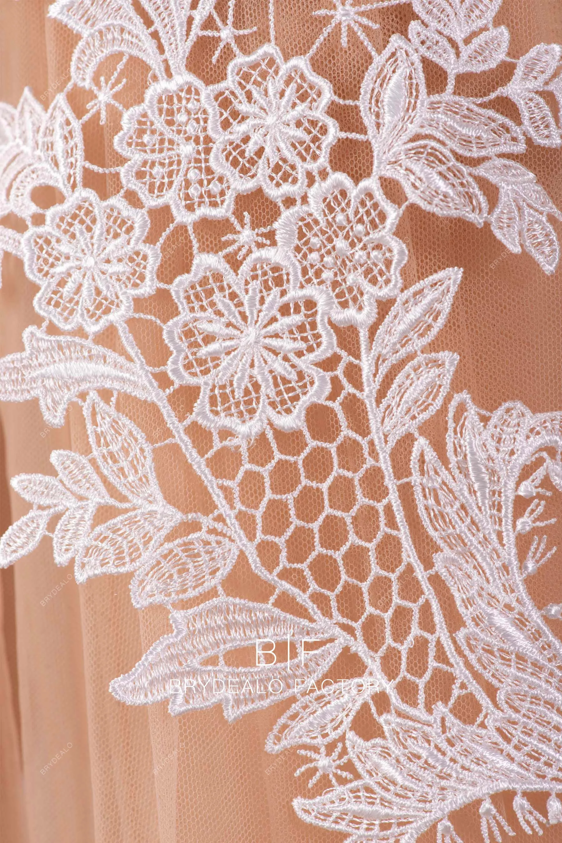 Delicate Botanic Chemical Lace Appliques Online