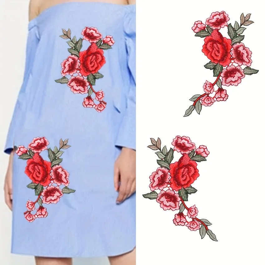 DIY Flower Patch Set for Customizing Clothes and Accessories