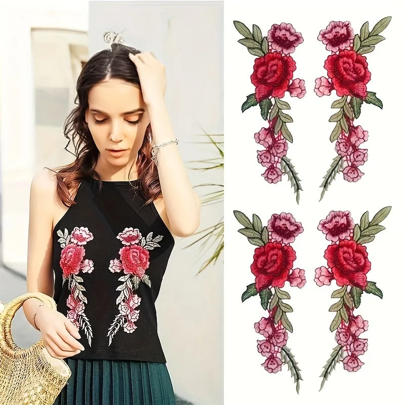 DIY Flower Patch Set for Customizing Clothes and Accessories
