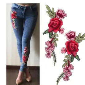 DIY Flower Patch Set for Customizing Clothes and Accessories
