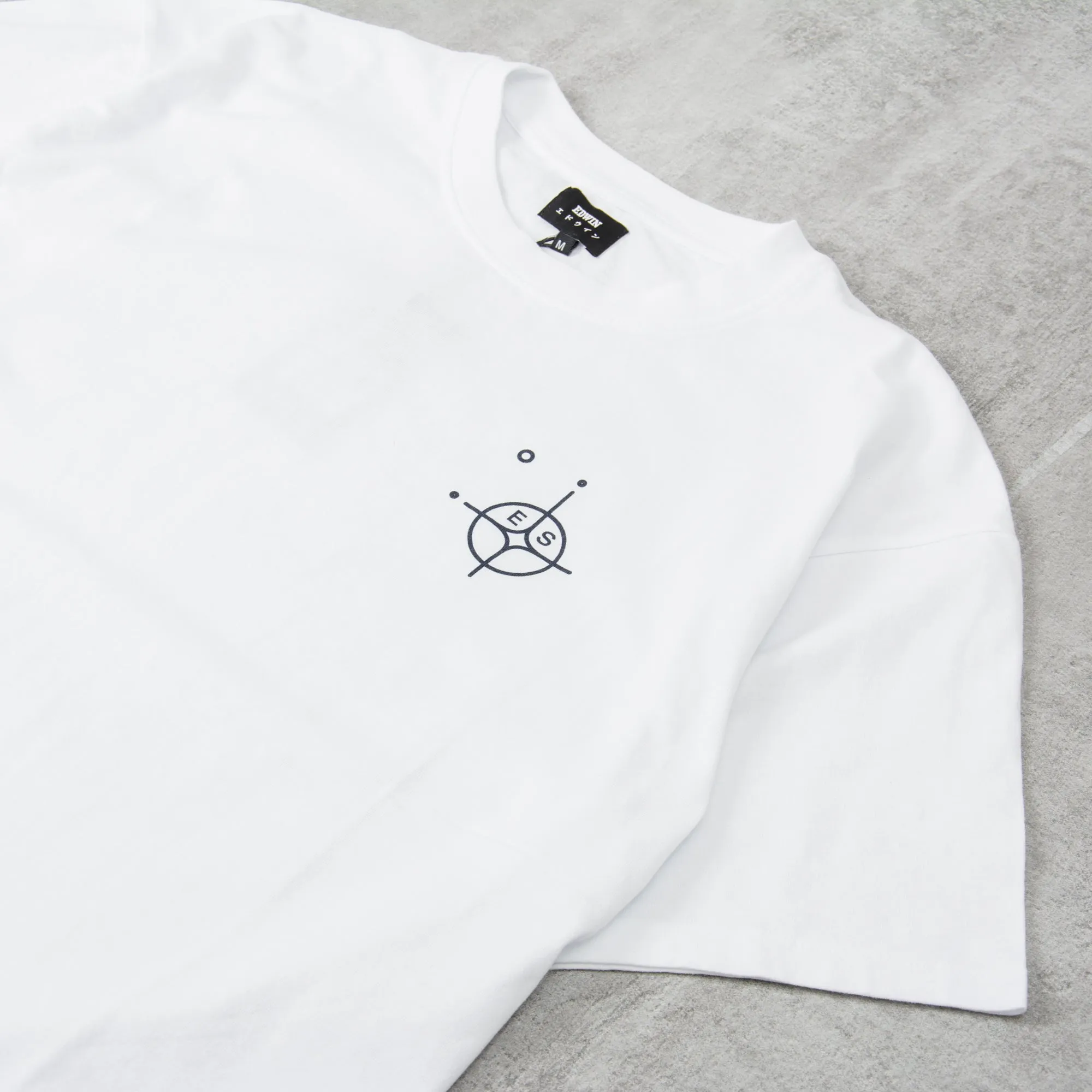 Edwin Angels Tee - White
