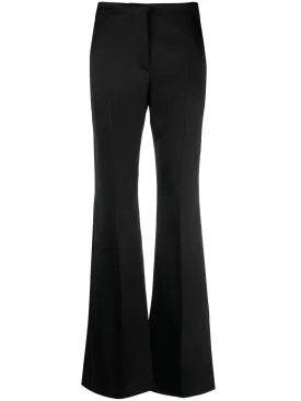 flared cotton trousers