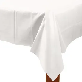 Frosty White Rectangular Table Cover 54"x108" | 1ct