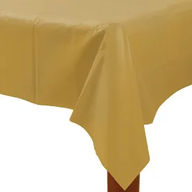 Gold Rectangular Table Cover 54" x 108" | 1ct