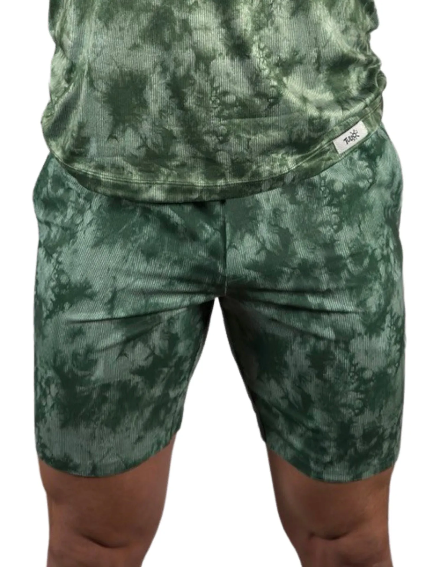 Green Tie Dye Short