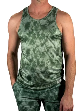 Green Tie Dye Short