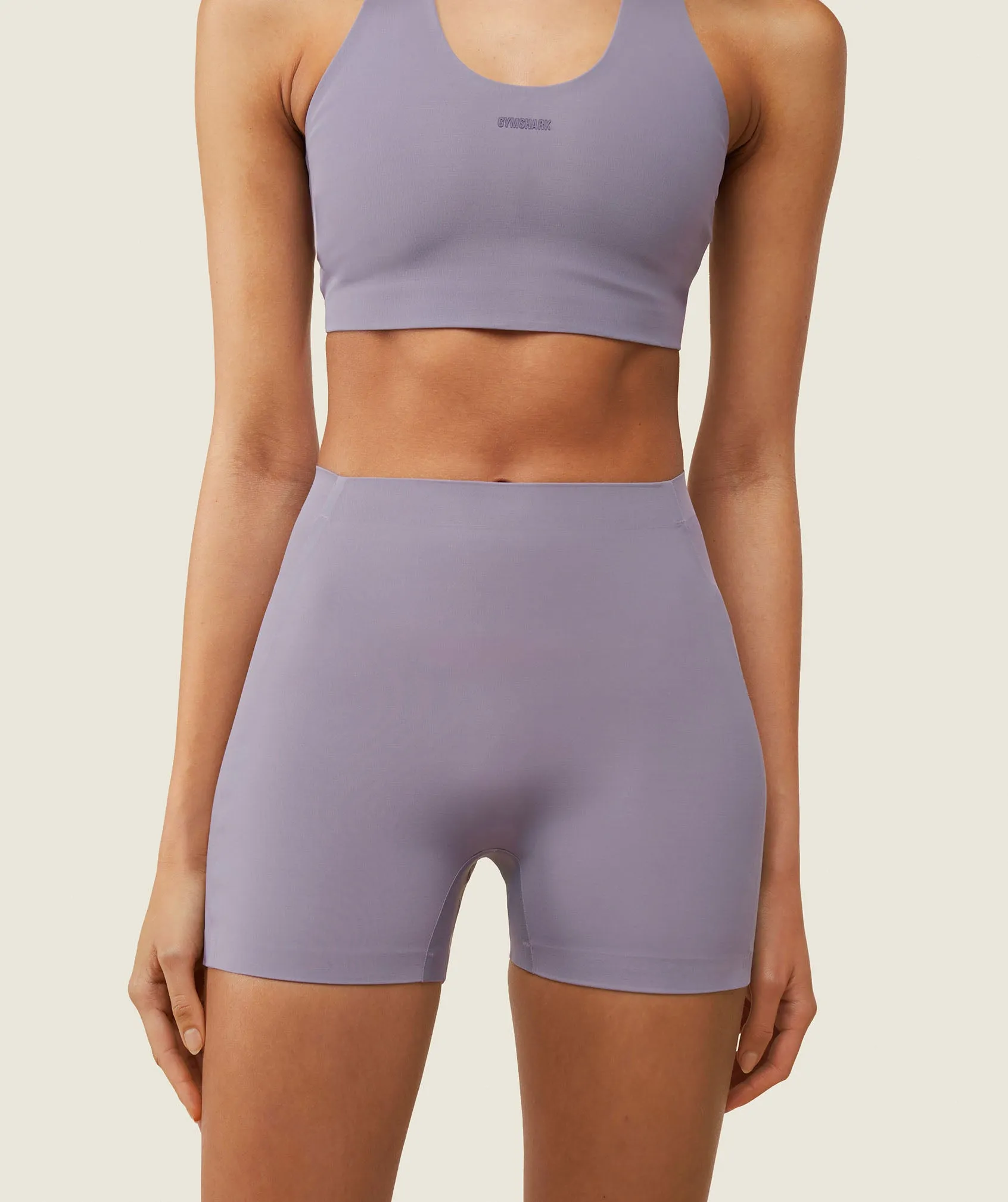 Gymshark everywear Active Cycling Shorts - Fog Purple