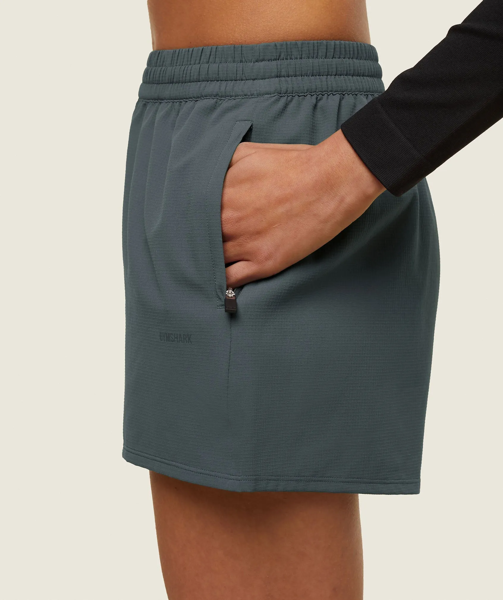 Gymshark everywear Lightweight Shorts - Slate Teal