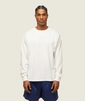Gymshark everywear Relaxed Long Sleeve Tee - Soft White