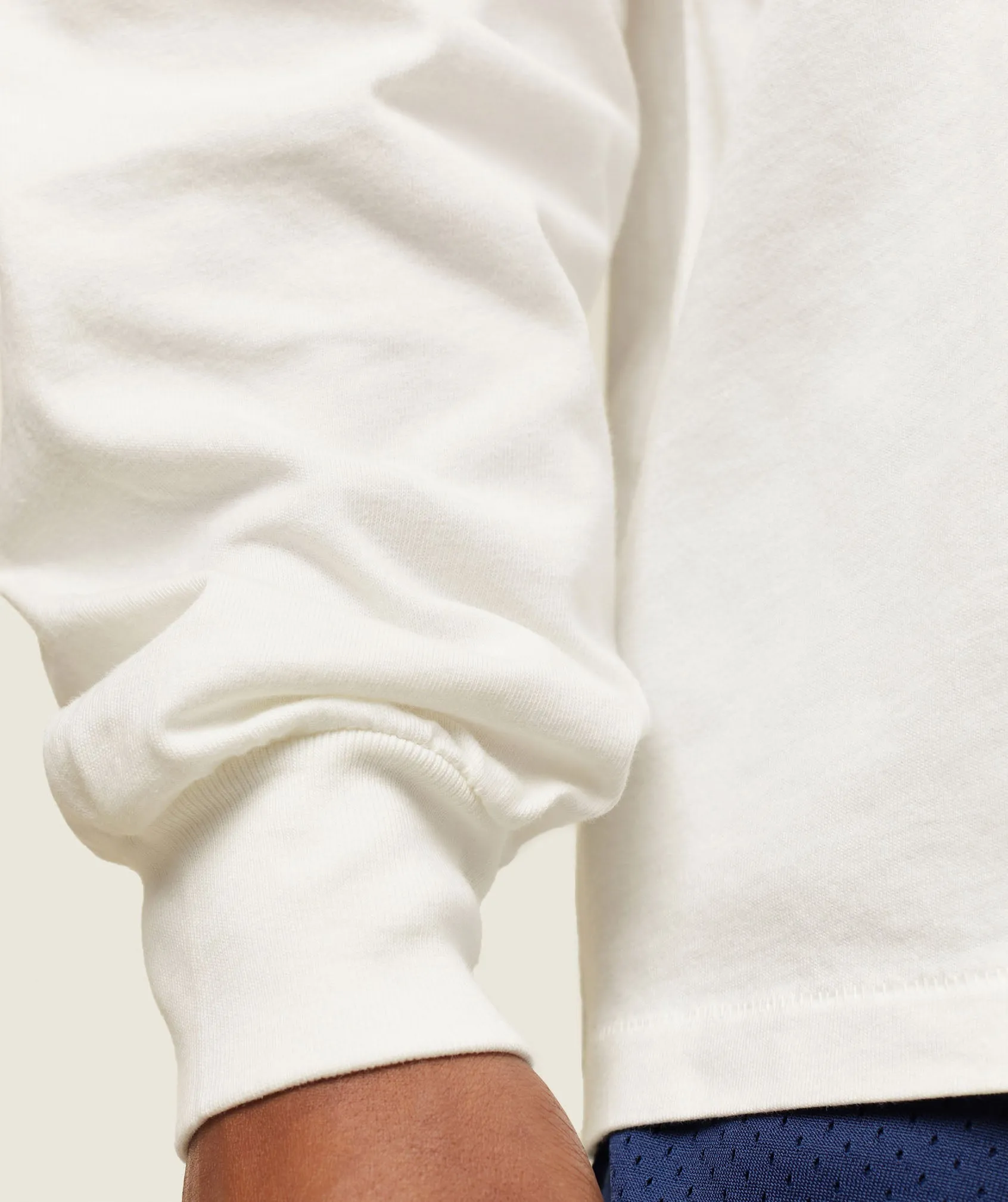 Gymshark everywear Relaxed Long Sleeve Tee - Soft White