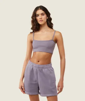 Gymshark everywear Ribbed Bandeau Bra - Fog Purple