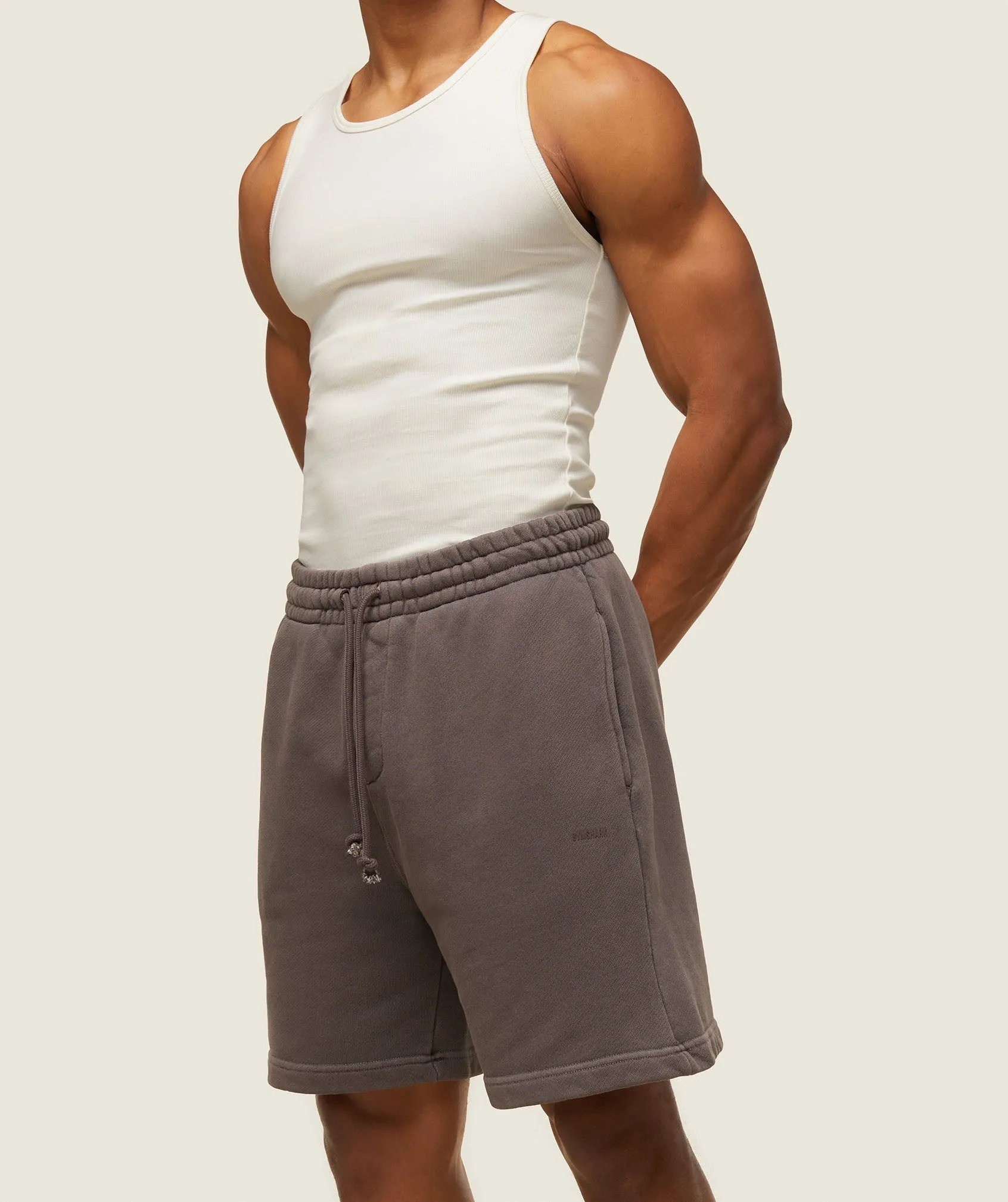 Gymshark everywear Sweat Shorts - Archive Brown