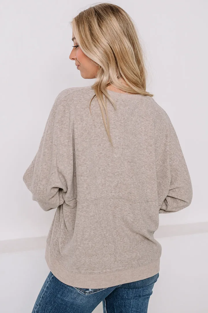 How You Do It Soft Knit Top | Mocha