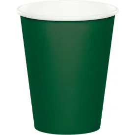 Hunter Green Hot and Cold Cups  9oz 24ct
