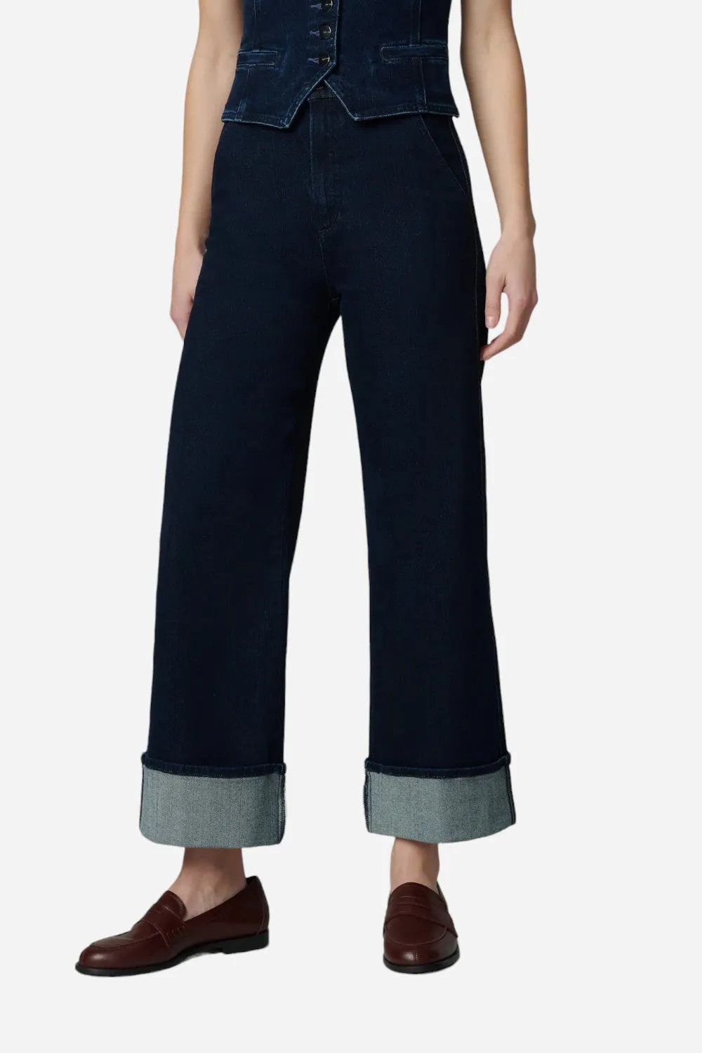 Joe's Trixie Trousers Wide Cuff in Don't Worry